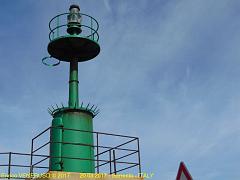59 - Fanale verde ( Porto di Sorrentoi - ITALIA)  Green  lantern of the Sorrentoi harbour  - ITALY